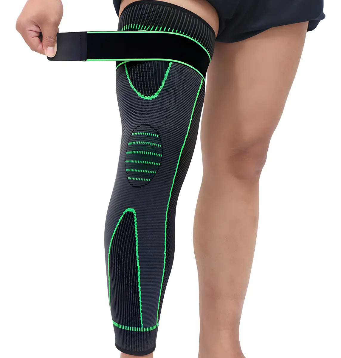 Rodillera Larga De Compresión Ortopédica Ajustable 🔥