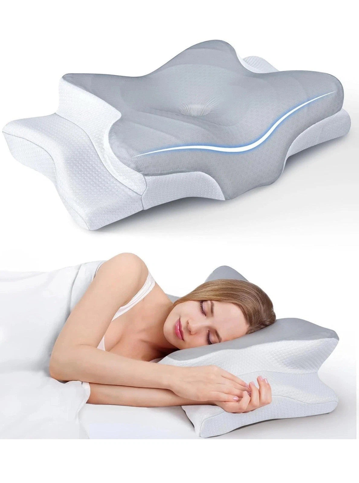 🌙 Sleepro™- Cojin Cervical Ergonomico